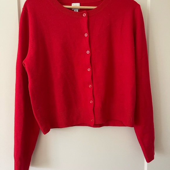 Red Cardigan - Picture 2 of 4